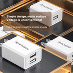 WK WP-U118 10W Carregador de Viagem com Porta USB Única, Adaptador de Energia, Ficha EU, WP-U118 Ficha EU