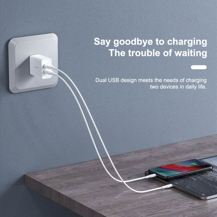 WK WP-U119 10W Carregador de Viagem com Duas Portas USB, Adaptador de Energia, Ficha US, WP-U119 Ficha US