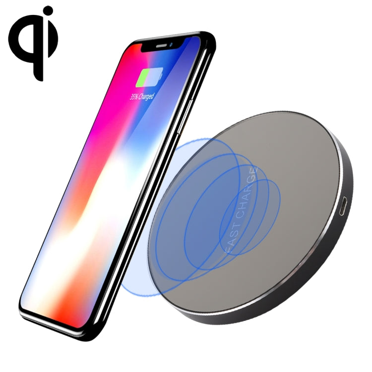 Carregador Sem Fios Inteligente Padrão Qi W2, Suporte para Carregamento Rápido, W2