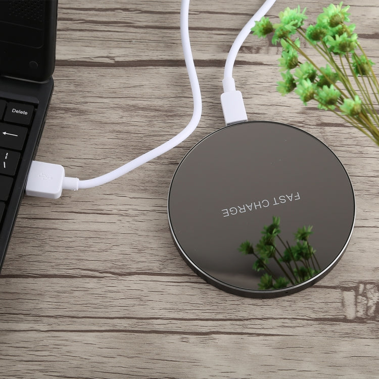 Carregador Sem Fios Inteligente Padrão Qi W2, Suporte para Carregamento Rápido, W2