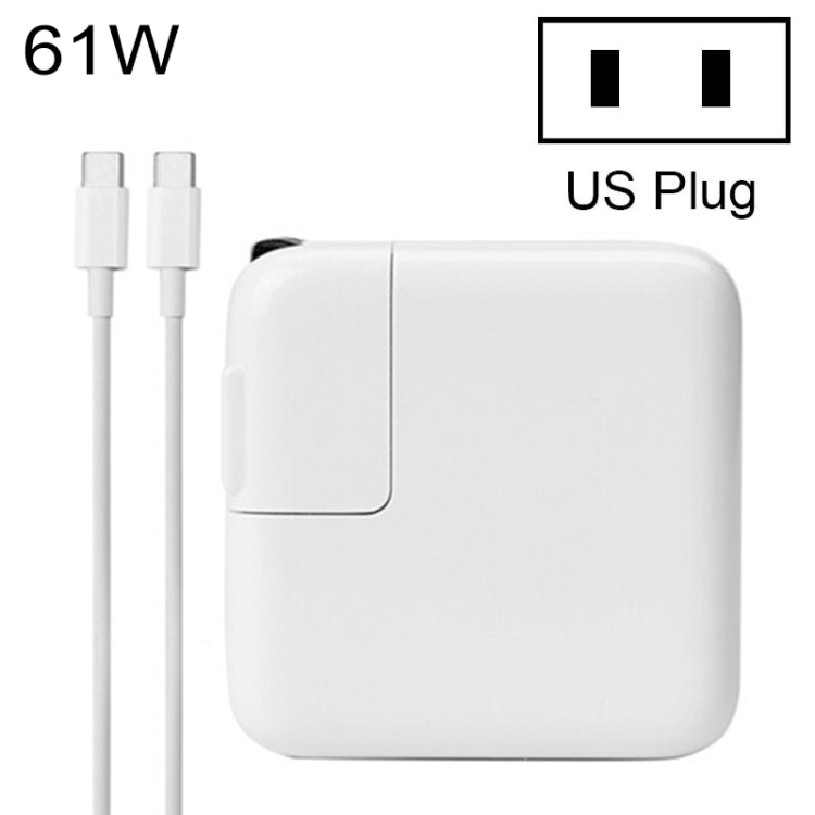 Adaptador de Energia Type-C 61W com Cabo de 1.8m, Ficha US, 61W Ficha US