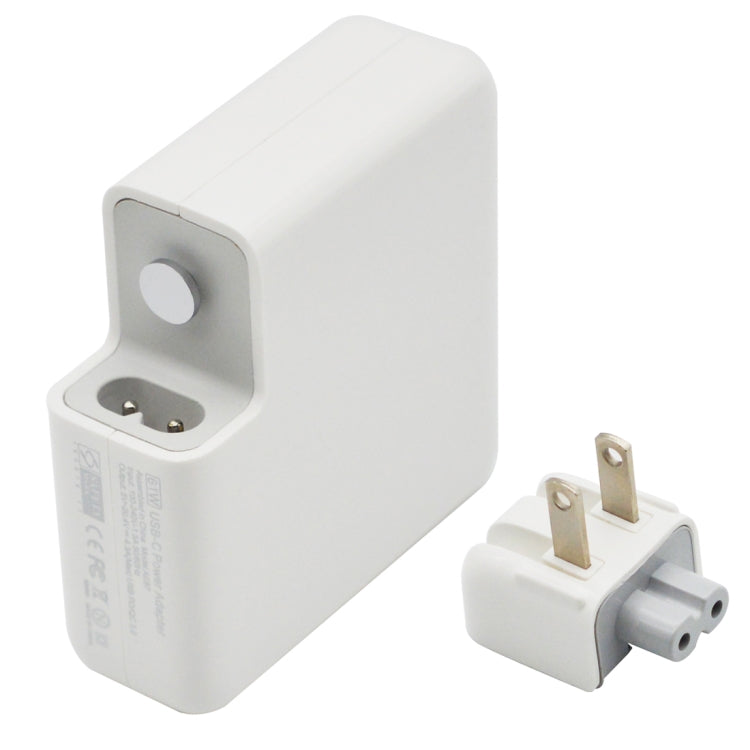 Adaptador de Energia Type-C 61W com Cabo de 1.8m, Ficha US, 61W Ficha US