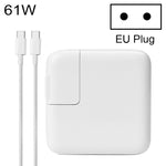 Adaptador de Energia Type-C 61W com Cabo de 1.8m, Ficha EU, 61W Ficha EU