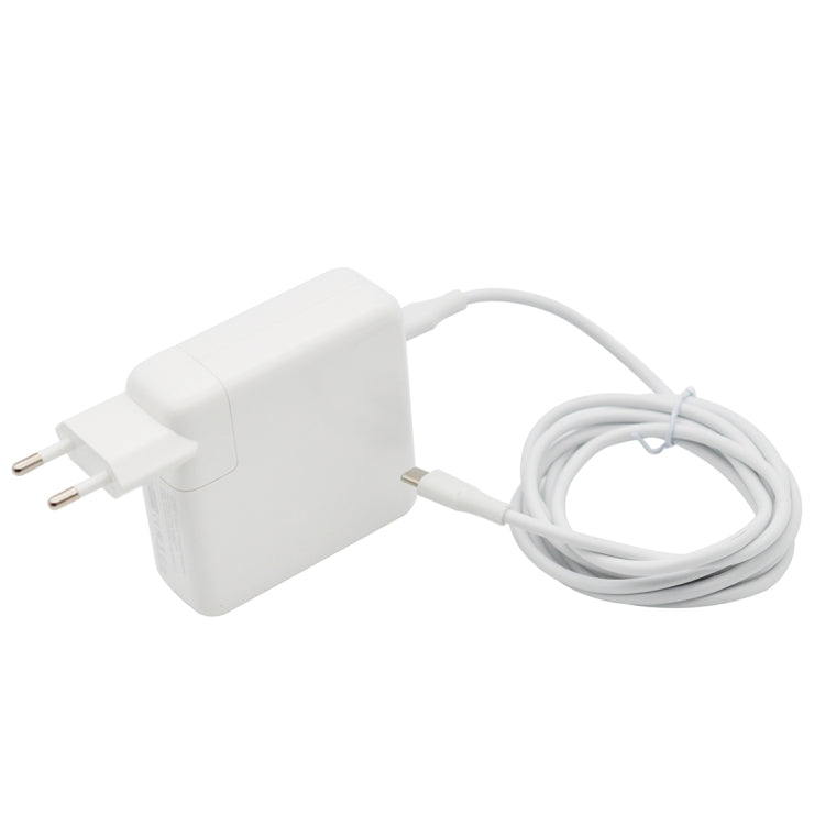 Adaptador de Energia Type-C 61W com Cabo de 1.8m, Ficha EU, 61W Ficha EU