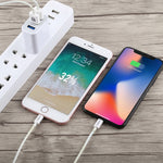 Carregador Rápido de Viagem 3.1A 3 Portas USB, Ficha US, LZ-528 US