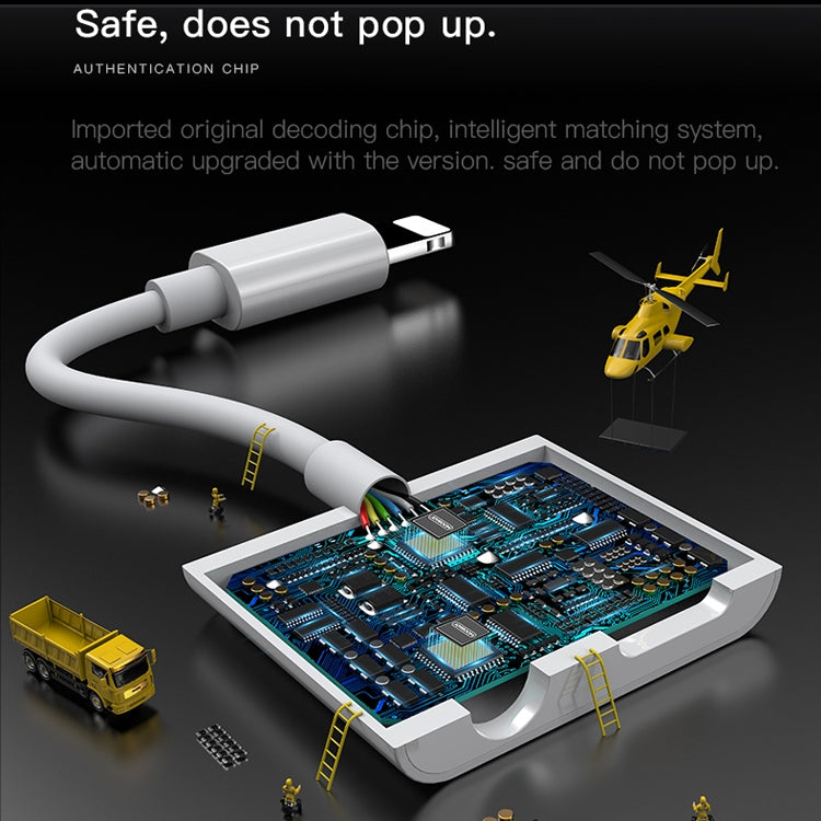 JOYROOM S-Y104 Série Ben Adaptador Duplo Lightning para Apple, Comprimento: 1,2m
