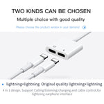 JOYROOM S-Y104 Série Ben Adaptador Duplo Lightning para Apple, Comprimento: 1,2m
