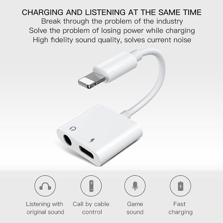 JOYROOM S-Y104 Série Ben Adaptador Duplo Lightning para Apple, Comprimento: 1,2m