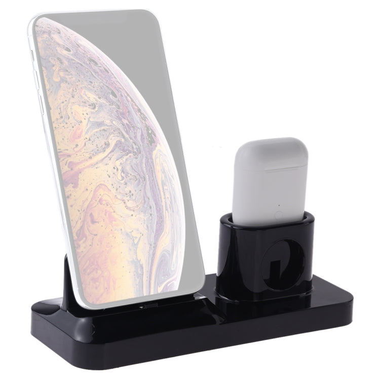 Base de Carregamento Sem Fios Recarregável Suporte para Telemóvel & Auscultadores, com Interface Micro USB + USB-C / Tipo-C + 8 Pinos