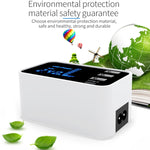Carregador multifunções CDA30 20W 3 Portas USB + Portas USB-C / Type-C com ecrã LED, ficha US, ficha US