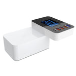 Carregador multifunções CDA33Q 40W QC 3.0 USB + 3 Portas USB + Portas USB-C / Type-C com ecrã LED, ficha UK, ficha UK