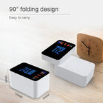 Carregador multifunções CDA33Q 40W QC 3.0 USB + 3 Portas USB + Portas USB-C / Type-C com ecrã LED, ficha UK, ficha UK