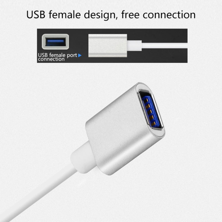 Onten 7562 Cabo Adaptador USB Fêmea para HDMI Telefone para HDTV para iPhone / Android