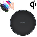 Carregador Sem Fios Ultra Fino KD-1 10W para Carregamento Rápido de Telemóveis Android e iPhone, Carregamento Rápido, Preto
