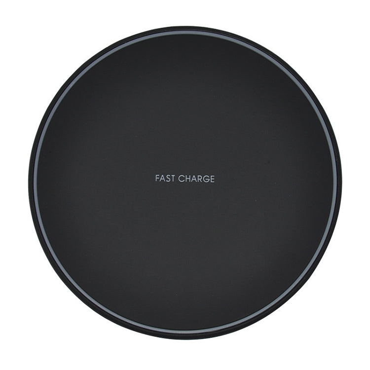 Carregador Sem Fios Ultra Fino KD-1 10W para Carregamento Rápido de Telemóveis Android e iPhone, Carregamento Rápido, Preto