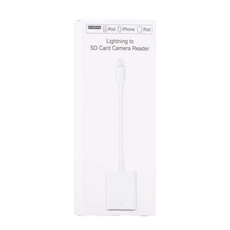 Adaptador Leitor de Câmara NK105 8 Pinos para Cartão SD, Compatível com Sistemas IOS 9.1 e Superior, NK105