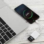 Adaptador Leitor de Câmara NK105 8 Pinos para Cartão SD, Compatível com Sistemas IOS 9.1 e Superior, NK105