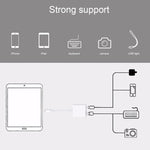 Adaptador Leitor de Câmara NK101 8 Pinos para USB, Compatível com Sistemas IOS 9.1 e Superiores, NK101