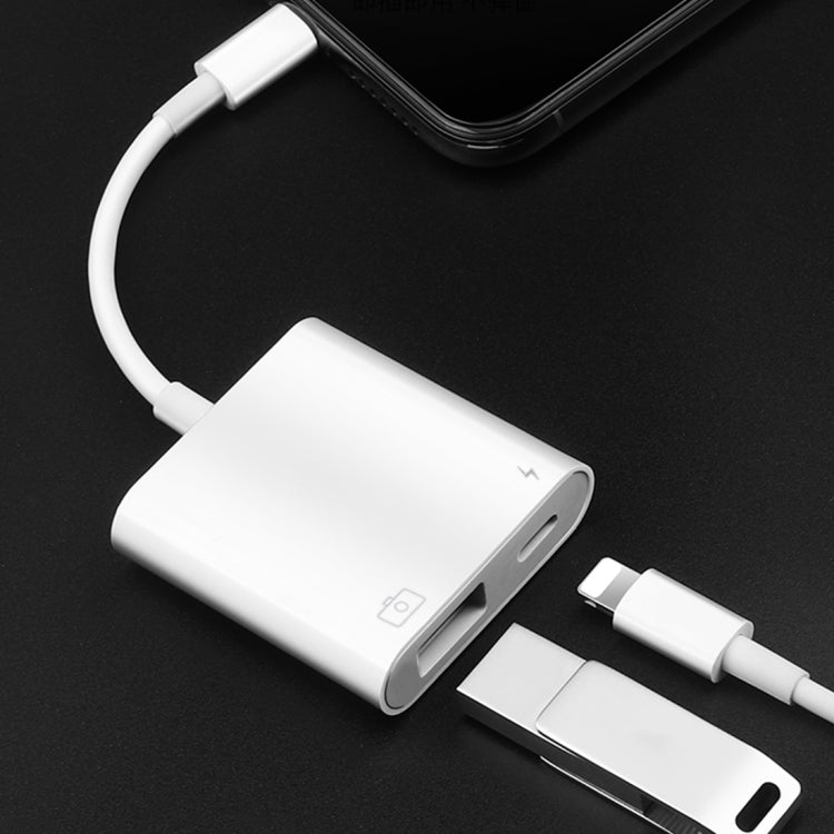 Adaptador Leitor de Câmara NK101 8 Pinos para USB, Compatível com Sistemas IOS 9.1 e Superiores, NK101