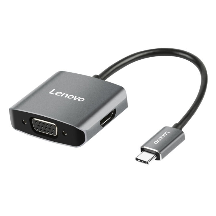 Conversor original Lenovo C02 USB-C / Tipo-C para HDMI + VGA