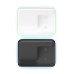 Carregador Sem Fios Magnético Vertical QI Z5A para Telemóveis, Apple Watches e AirPods / Samsung Galaxy Buds / Huawei Free Buds, com Anel de Luz Tátil, Z5A