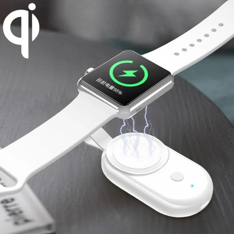 Carregador Portátil Universal 848 e Carregador Sem Fios Magnético para Apple Watch Series 6 / 5 / SE / 4 / 3 / 2 / 1
