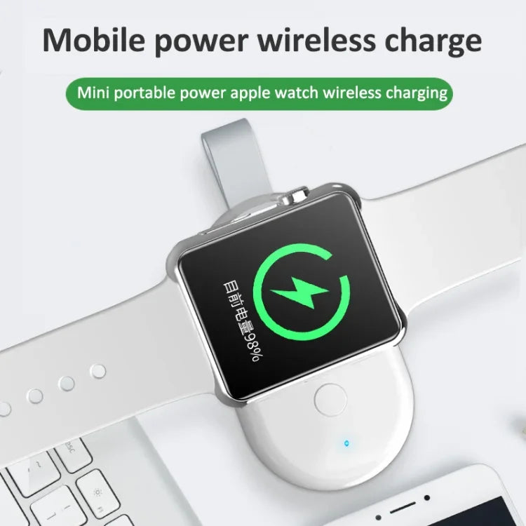 Carregador Portátil Universal 848 e Carregador Sem Fios Magnético para Apple Watch Series 6 / 5 / SE / 4 / 3 / 2 / 1