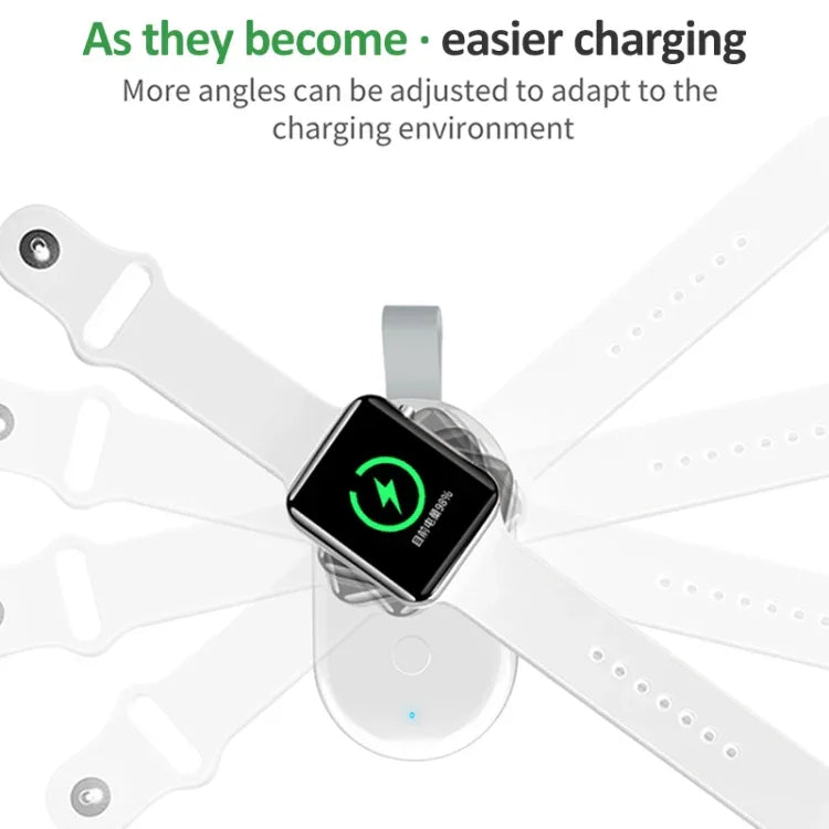 Carregador Portátil Universal 848 e Carregador Sem Fios Magnético para Apple Watch Series 6 / 5 / SE / 4 / 3 / 2 / 1