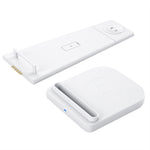 Suporte de Carregamento Multifuncional Dobrável 3 em 1 HQ-UD21 para Telemóvel, Relógio e Carregador Sem Fios para iPhones, Apple Watch e Airpods, HQ-UD21