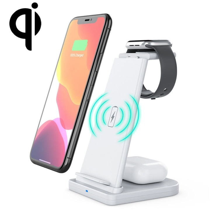 Suporte de Carregamento Multifuncional Dobrável 3 em 1 HQ-UD21 para Telemóvel, Relógio e Carregador Sem Fios para iPhones, Apple Watch e Airpods, HQ-UD21