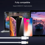 AWEI CL-68 Cabo de Dados de Carregamento Rápido PD 3A Tipo-C / USB-C para 8 Pinos, Comprimento: 1m