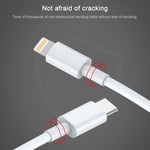 AWEI CL-68 Cabo de Dados de Carregamento Rápido PD 3A Tipo-C / USB-C para 8 Pinos, Comprimento: 1m