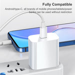 Carregador de Viagem PD 20W Interface USB-C / Type-C Única, Ficha US, 20W Ficha US