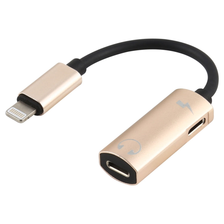Adaptador de auscultadores áudio 2 em 1 8 pinos macho para duplo 8 pinos fêmea para carregamento e audição de música, compatível com todos os sistemas iOS