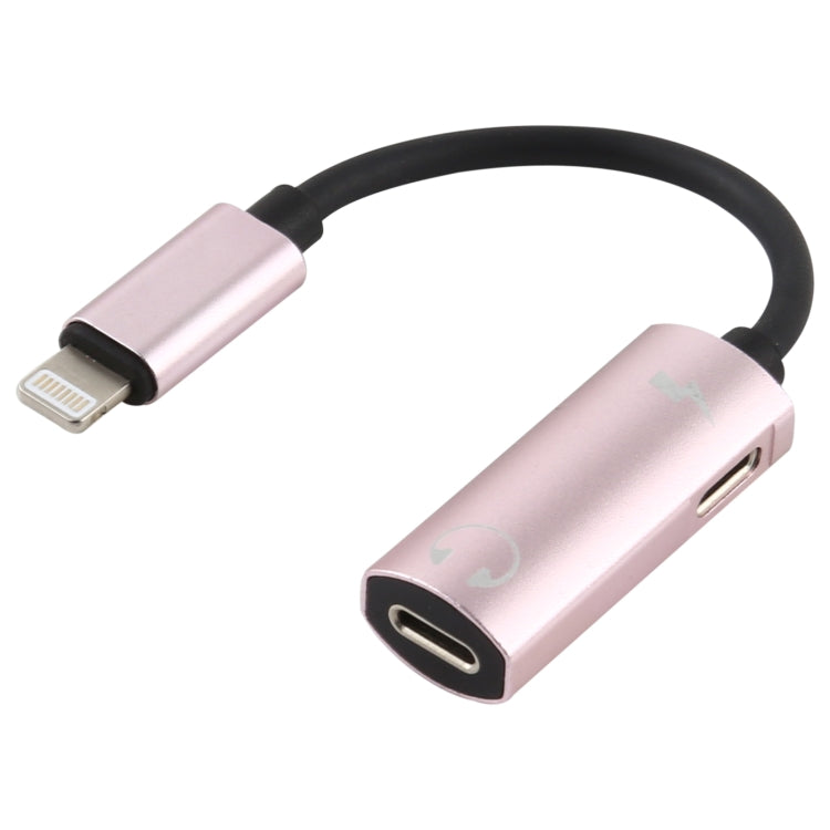 Adaptador de auscultadores áudio 2 em 1 8 pinos macho para duplo 8 pinos fêmea para carregamento e audição de música, compatível com todos os sistemas iOS