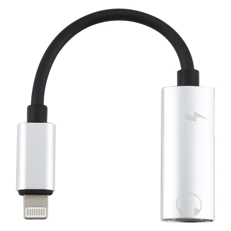 Adaptador de auscultadores áudio 2 em 1 8 pinos macho para duplo 8 pinos fêmea para carregamento e audição de música, compatível com todos os sistemas iOS