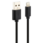 Conjunto de Carregador de Viagem LZ-728 2 em 1 18W QC 3.0 Interface USB + Cabo de Dados USB para 8 Pinos, Plugue EU, Comprimento do Cabo: 1m, com Cabo de 8 Pinos