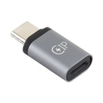 Adaptador de Carregamento USB-C / Tipo-C Macho para 8 Pinos Fêmea, Suporta Transmissão de Dados, 8 Pinos Fêmea