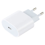 L-012 Carregador de Viagem 2 em 1 20W PD USB-C / Type-C + Conjunto de Cabo de Dados USB-C / Type-C para 8 Pinos, Ficha EU
