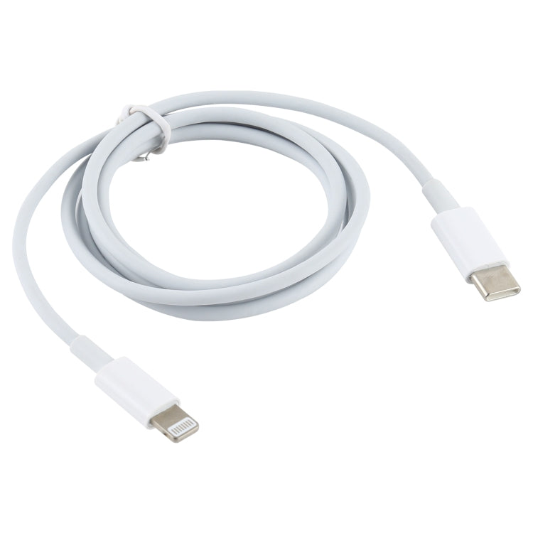 L-012 Carregador de Viagem 2 em 1 20W PD USB-C / Type-C + Conjunto de Cabo de Dados USB-C / Type-C para 8 Pinos, Ficha EU