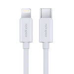 Cabo de Dados TPE de Carregamento Rápido ROCK Space Z19 PD 20W 3A USB-C / Tipo-C para 8 Pinos, Comprimento do Cabo: 1m, Z19
