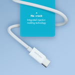 Cabo de Dados TPE de Carregamento Rápido ROCK Space Z19 PD 20W 3A USB-C / Tipo-C para 8 Pinos, Comprimento do Cabo: 1m, Z19