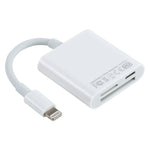 Adaptador Leitor de Câmara NK-101Y Pro 8 Pinos para 8 Pinos + SD + TF Porta 3 em 1