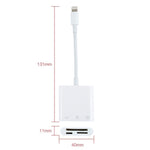 Adaptador Leitor de Câmara NK-101Y Pro 8 Pinos para 8 Pinos + SD + TF Porta 3 em 1