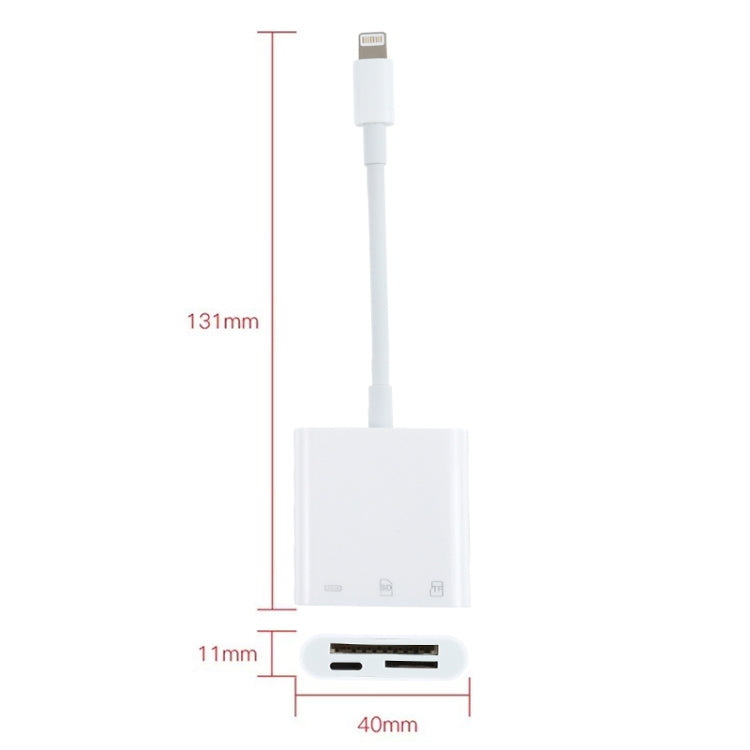 Adaptador Leitor de Câmara NK-101Y Pro 8 Pinos para 8 Pinos + SD + TF Porta 3 em 1