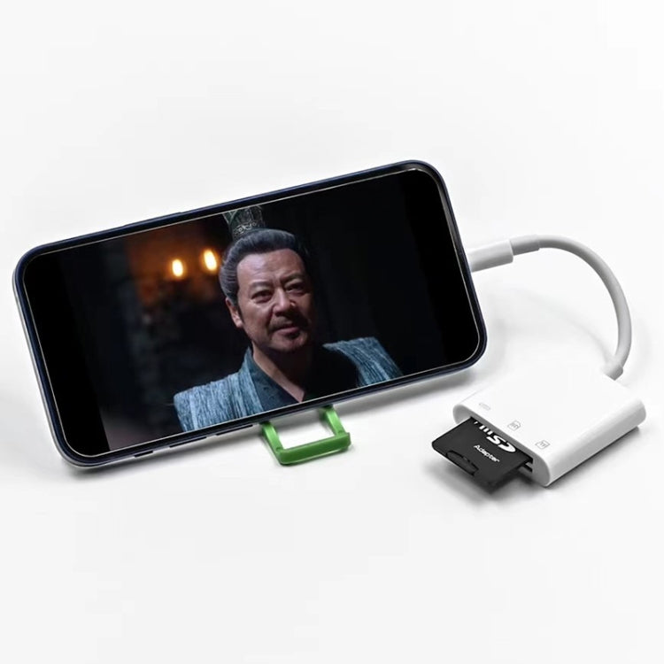 Adaptador Leitor de Câmara NK-101Y Pro 8 Pinos para 8 Pinos + SD + TF Porta 3 em 1