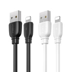 REMAX RC-138i Cabo de Dados de Carregamento Rápido 2.4A USB para 8 Pinos Suji Pro, Comprimento do Cabo: 1m, 8 Pinos