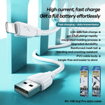 REMAX RC-138i Cabo de Dados de Carregamento Rápido 2.4A USB para 8 Pinos Suji Pro, Comprimento do Cabo: 1m, 8 Pinos