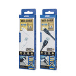 REMAX RC-138i Cabo de Dados de Carregamento Rápido 2.4A USB para 8 Pinos Suji Pro, Comprimento do Cabo: 1m, 8 Pinos