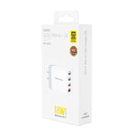 WK WP-U125 Série Youpin Carregador Rápido de Viagem 18W QC3.0 4 Portas USB, Ficha CN / Ficha US, Ficha CN / Ficha US